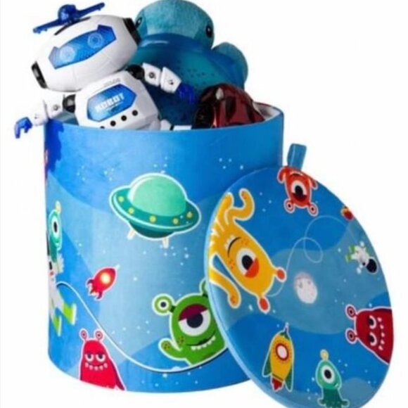 Kids Toy Storage Stool (11" H) - Picture 1 of 3